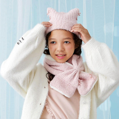 圈圈紗針織連帽衫