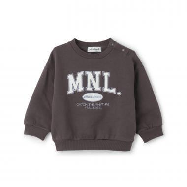 【加絨】【100%純棉】寬鬆版型字母印花套頭衫