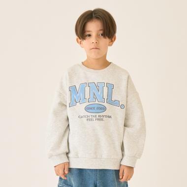 【加絨】【100%純棉】寬鬆版型字母印花套頭衫