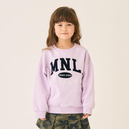 【加絨】【100%純棉】寬鬆版型字母印花套頭衫