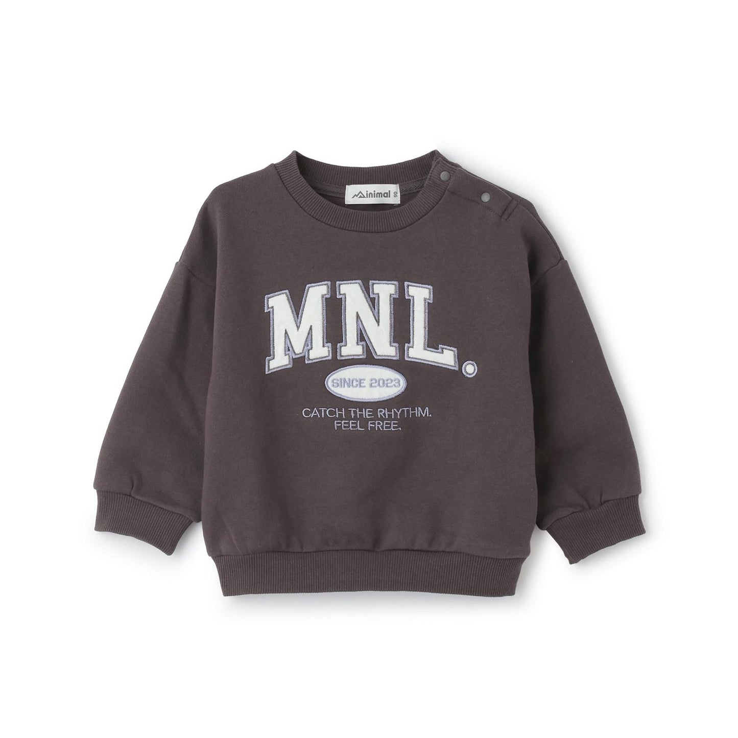 【加絨】【100%純棉】寬鬆版型字母印花套頭衫