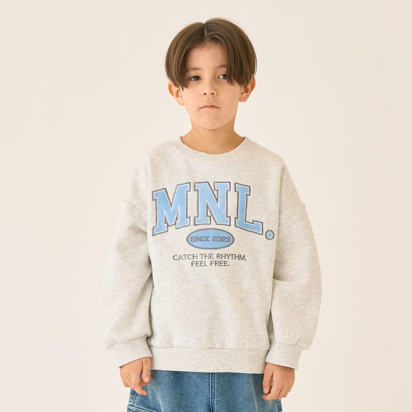 【加絨】【100%純棉】寬鬆版型字母印花套頭衫