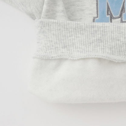 【加絨】【100%純棉】寬鬆版型字母印花套頭衫