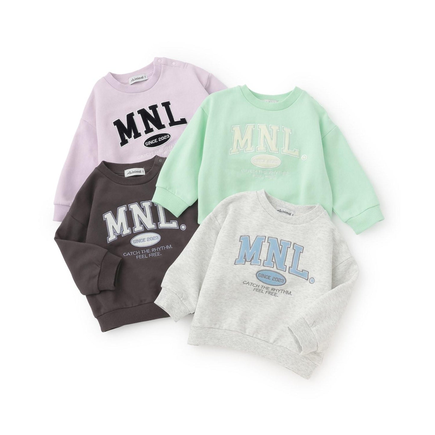 【加絨】【100%純棉】寬鬆版型字母印花套頭衫