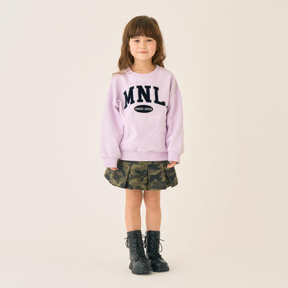 【加絨】【100%純棉】寬鬆版型字母印花套頭衫