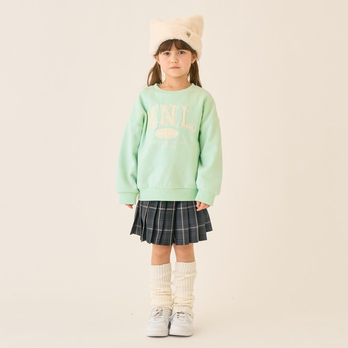 【加絨】【100%純棉】寬鬆版型字母印花套頭衫