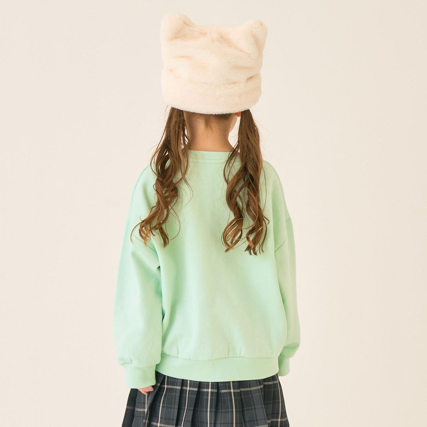 【加絨】【100%純棉】寬鬆版型字母印花套頭衫