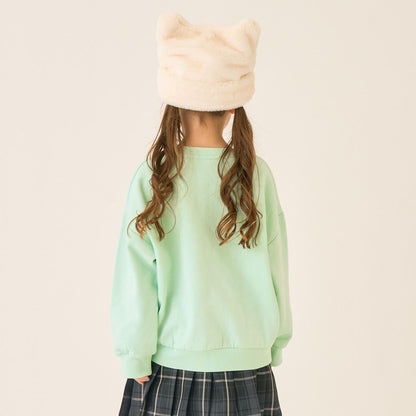 【加絨】【100%純棉】寬鬆版型字母印花套頭衫