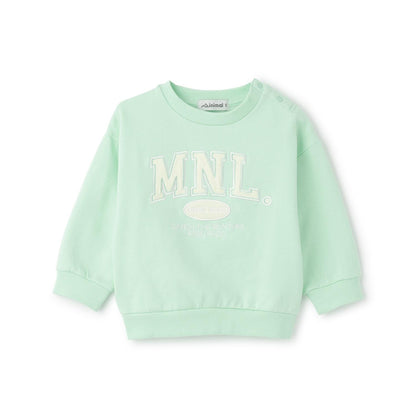 【加絨】【100%純棉】寬鬆版型字母印花套頭衫