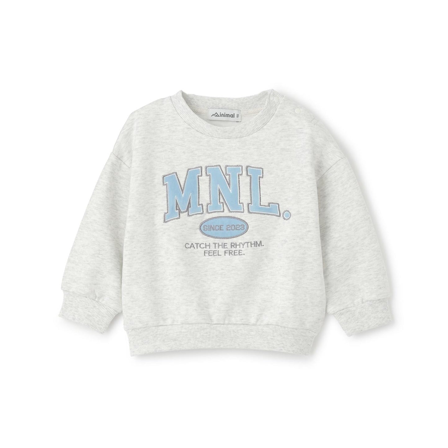 【加絨】【100%純棉】寬鬆版型字母印花套頭衫