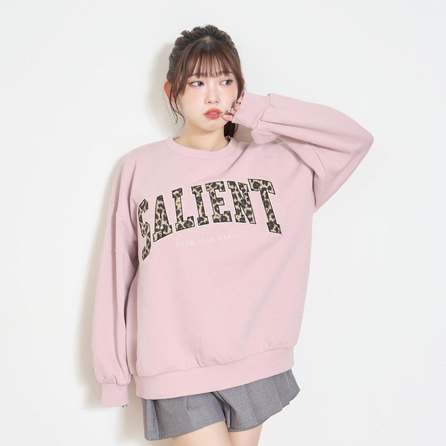 【LTXC】【加絨內裡】圖案標誌貼布衛衣