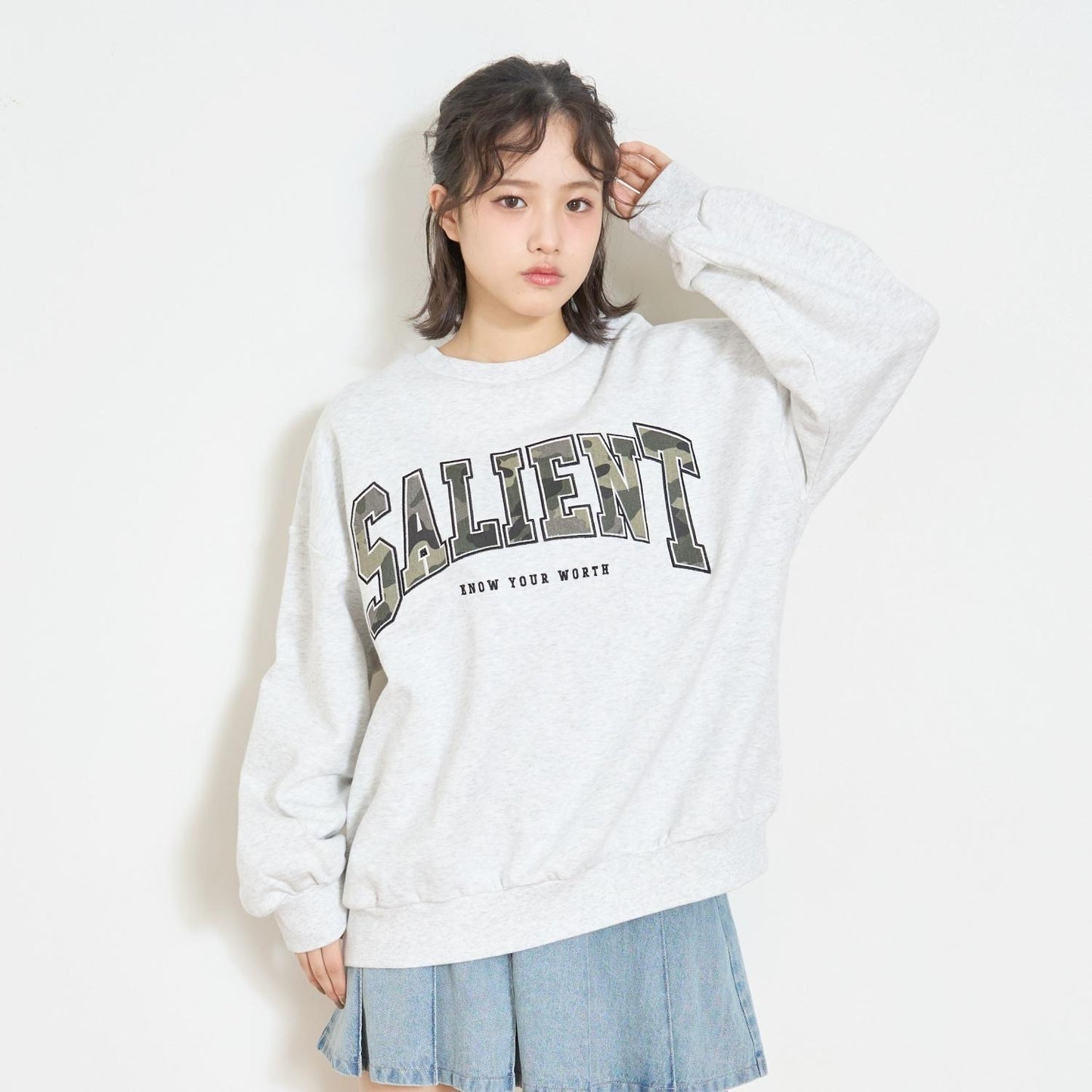 【LTXC】【加絨內裡】圖案標誌貼布衛衣