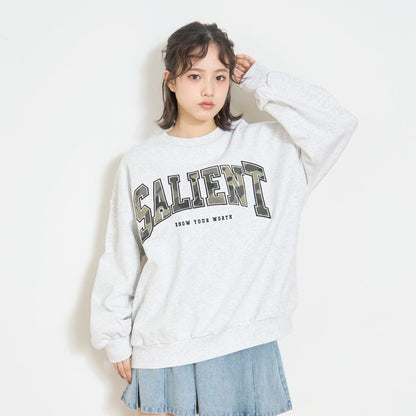 【LTXC】【加絨內裡】圖案標誌貼布衛衣