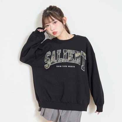 【LTXC】【加絨內裡】圖案標誌貼布衛衣