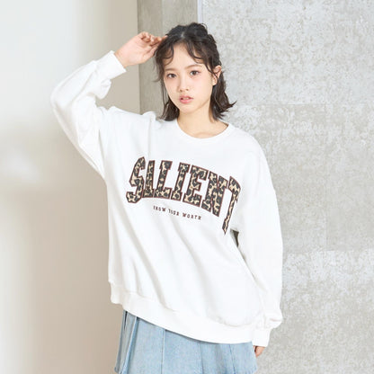 【LTXC】【加絨內裡】圖案標誌貼布衛衣