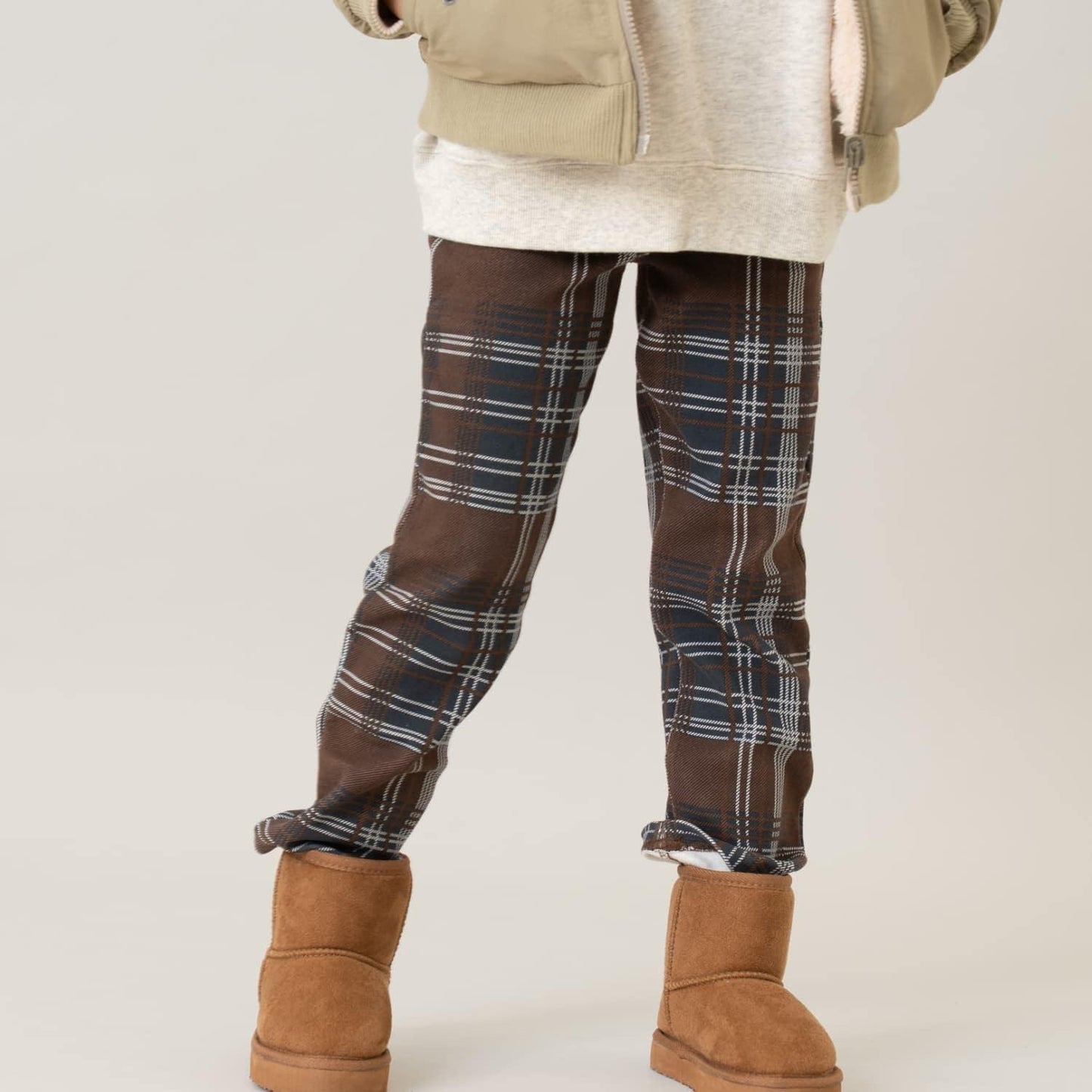 柔軟彈力緊身印花褲