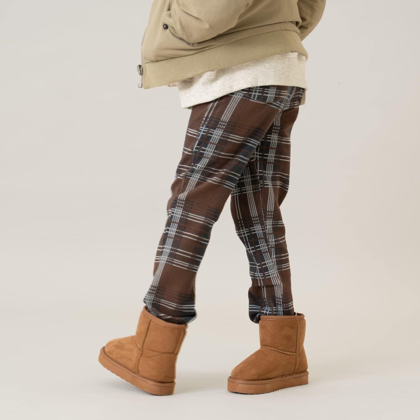 柔軟彈力緊身印花褲