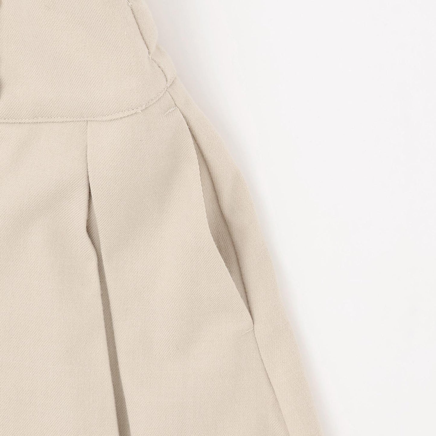 【磨毛】帶腰帶百褶裙