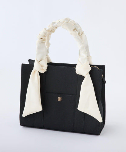 褶皺手柄迷你托特包