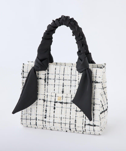 褶皺手柄迷你托特包