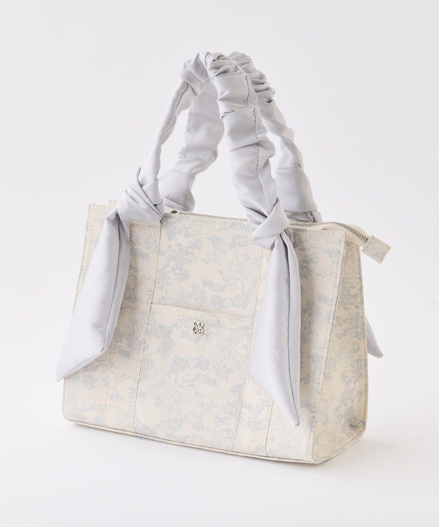 褶皺手柄迷你托特包