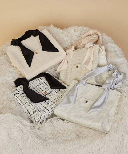 褶皺手柄迷你托特包