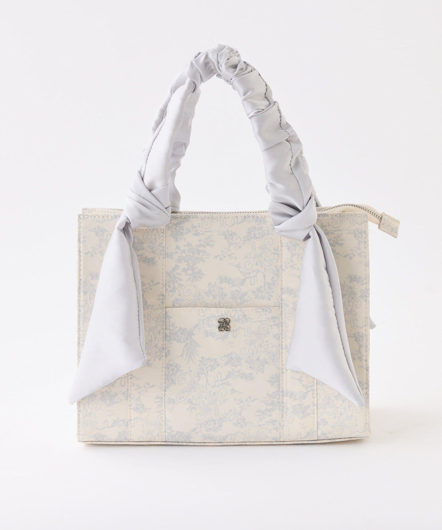 褶皺手柄迷你托特包