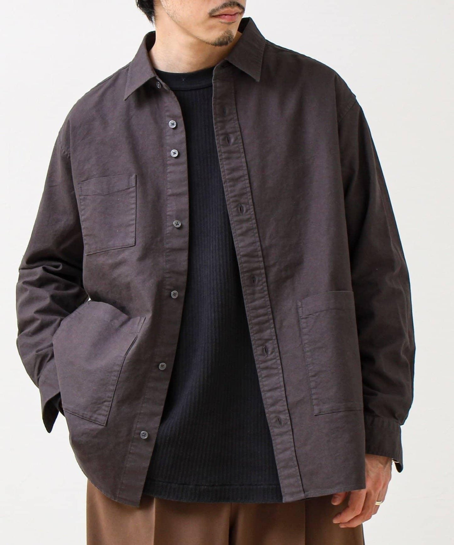 【多功能襯衫】鴨嘴口袋襯衫