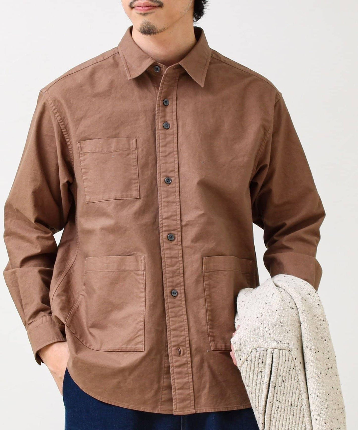 【多功能襯衫】鴨嘴口袋襯衫