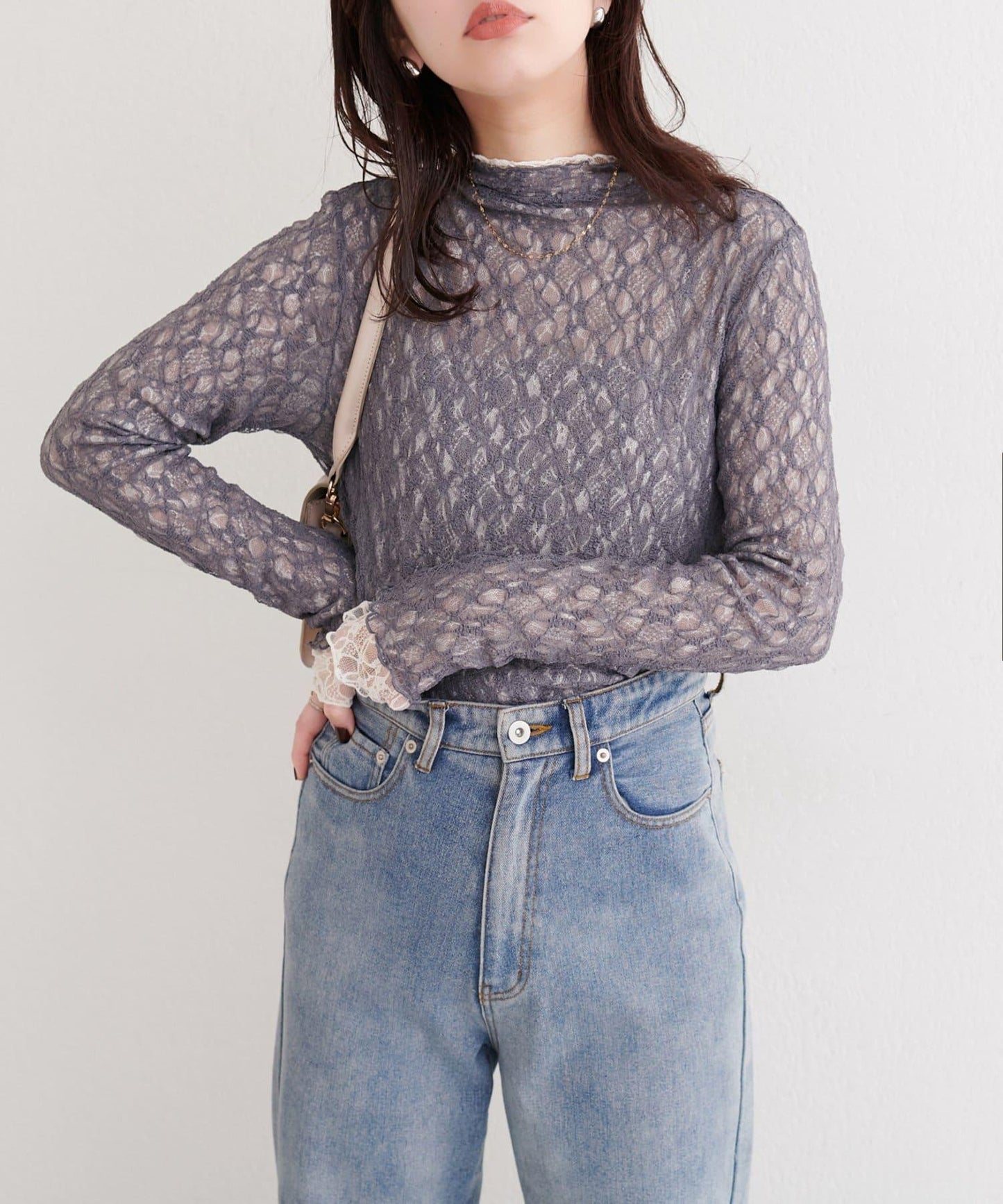 雙面可穿高領上衣