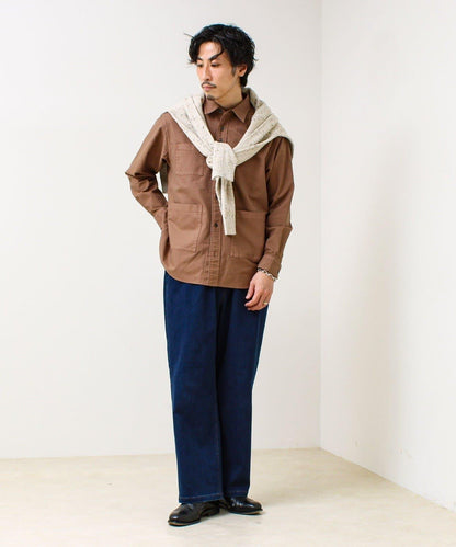 【多功能襯衫】鴨嘴口袋襯衫