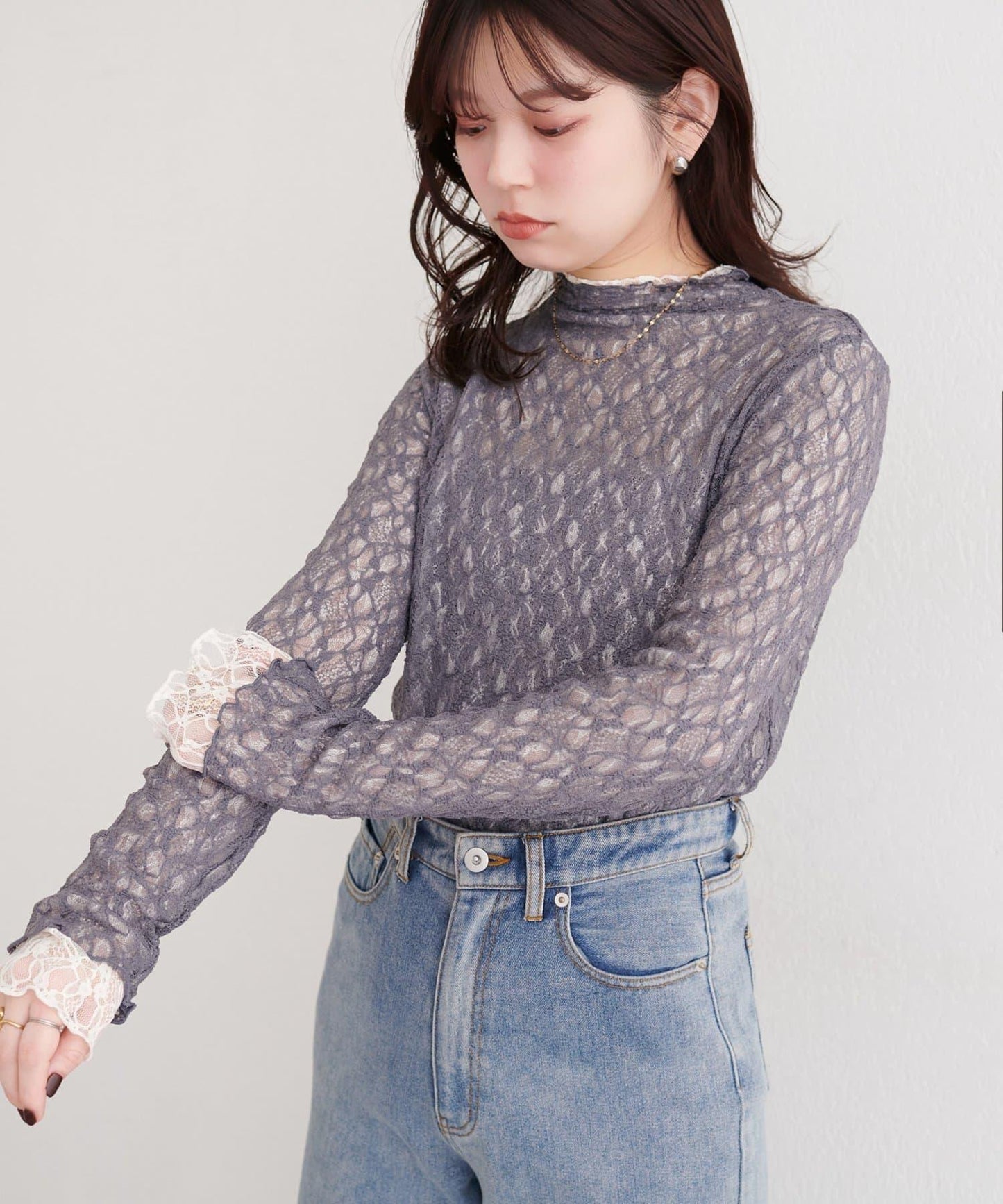 雙面可穿高領上衣