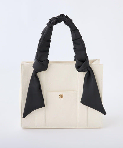 褶皺手柄迷你托特包