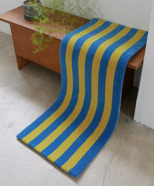 【daydreamer】條紋手工簇絨地毯