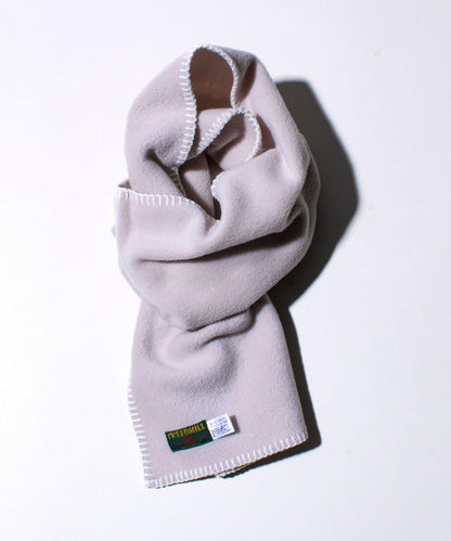 【GLOSTER聯名】【TWEEDMILL】毯縫拼接羊羔絨圍巾