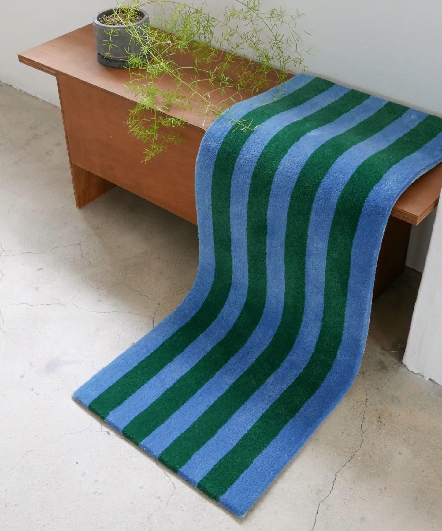 【daydreamer】條紋手工簇絨地毯