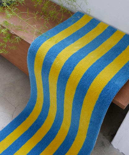 【daydreamer】條紋手工簇絨地毯