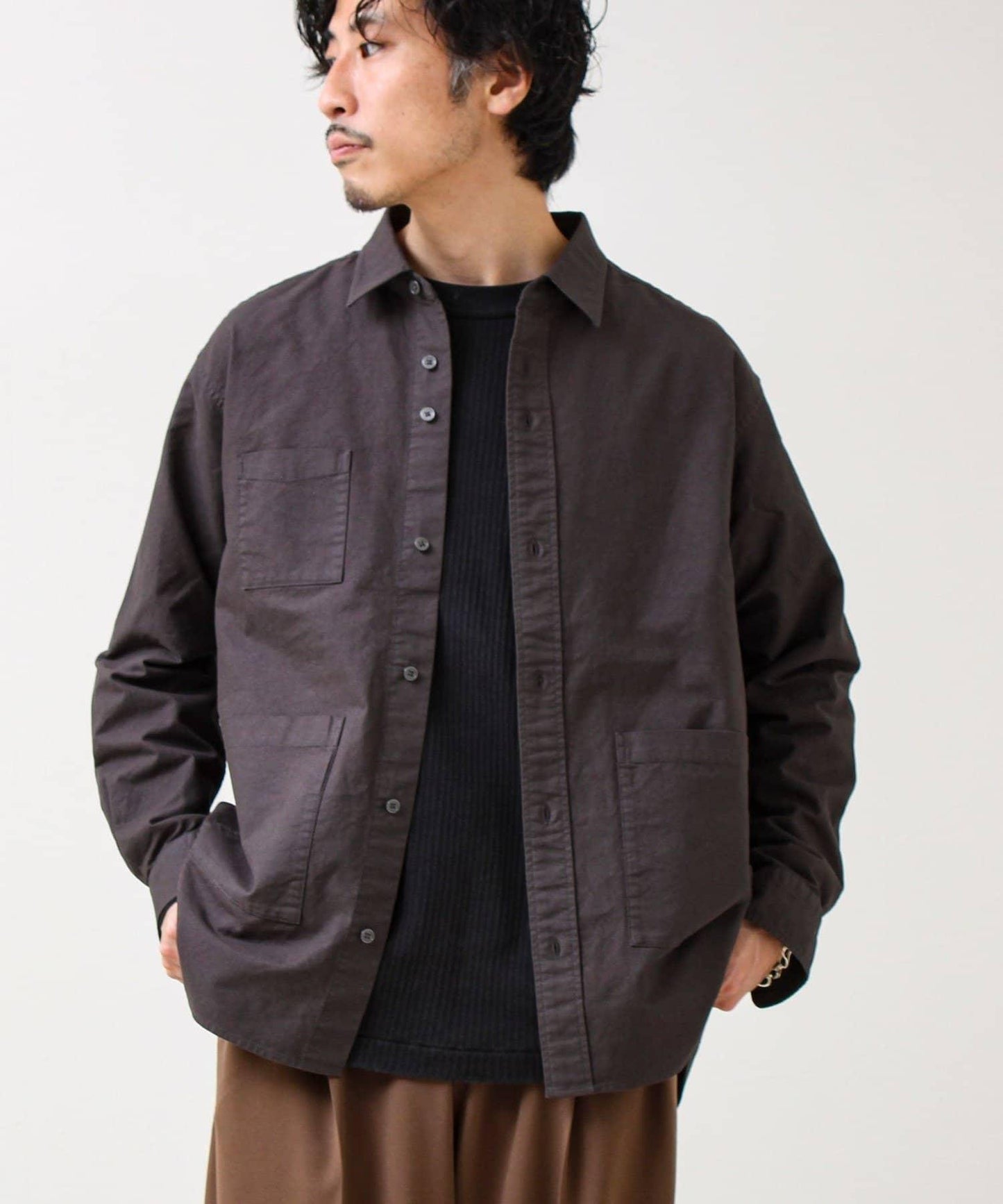 【多功能襯衫】鴨嘴口袋襯衫