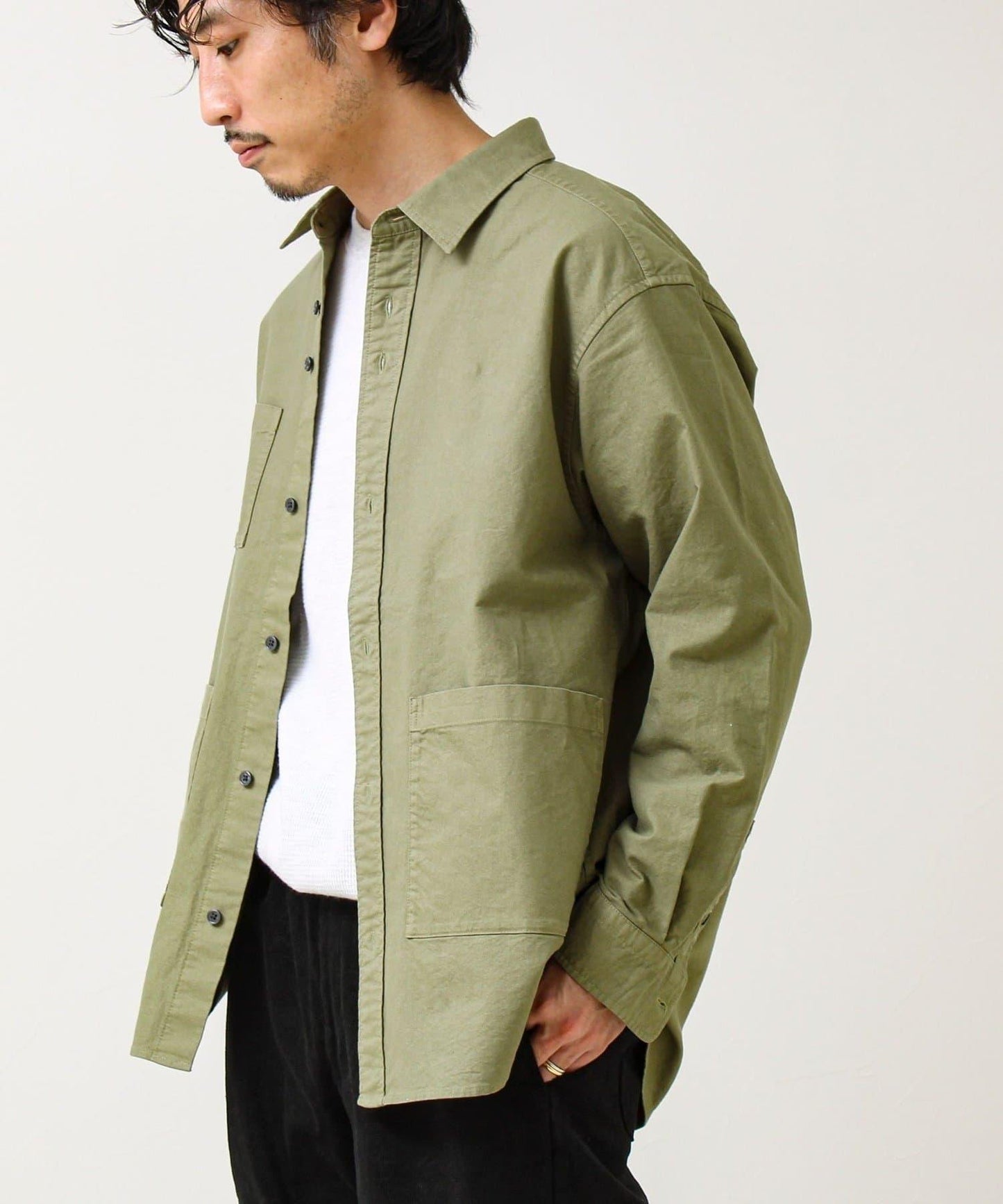 【多功能襯衫】鴨嘴口袋襯衫