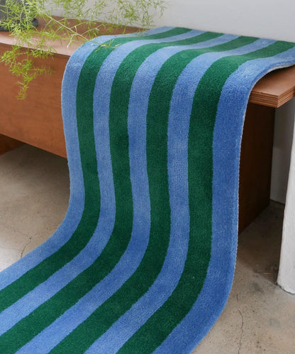 【daydreamer】條紋手工簇絨地毯