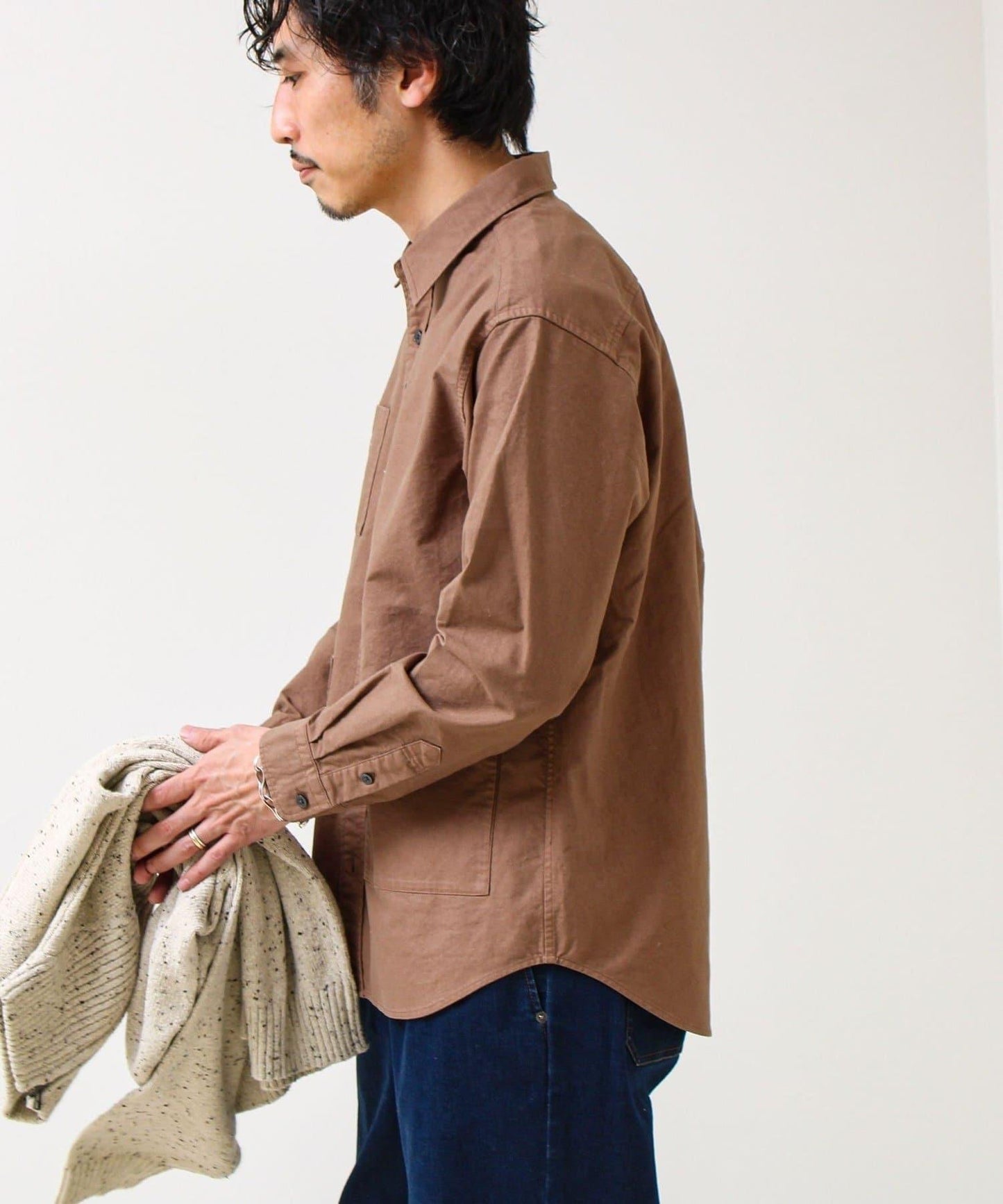 【多功能襯衫】鴨嘴口袋襯衫