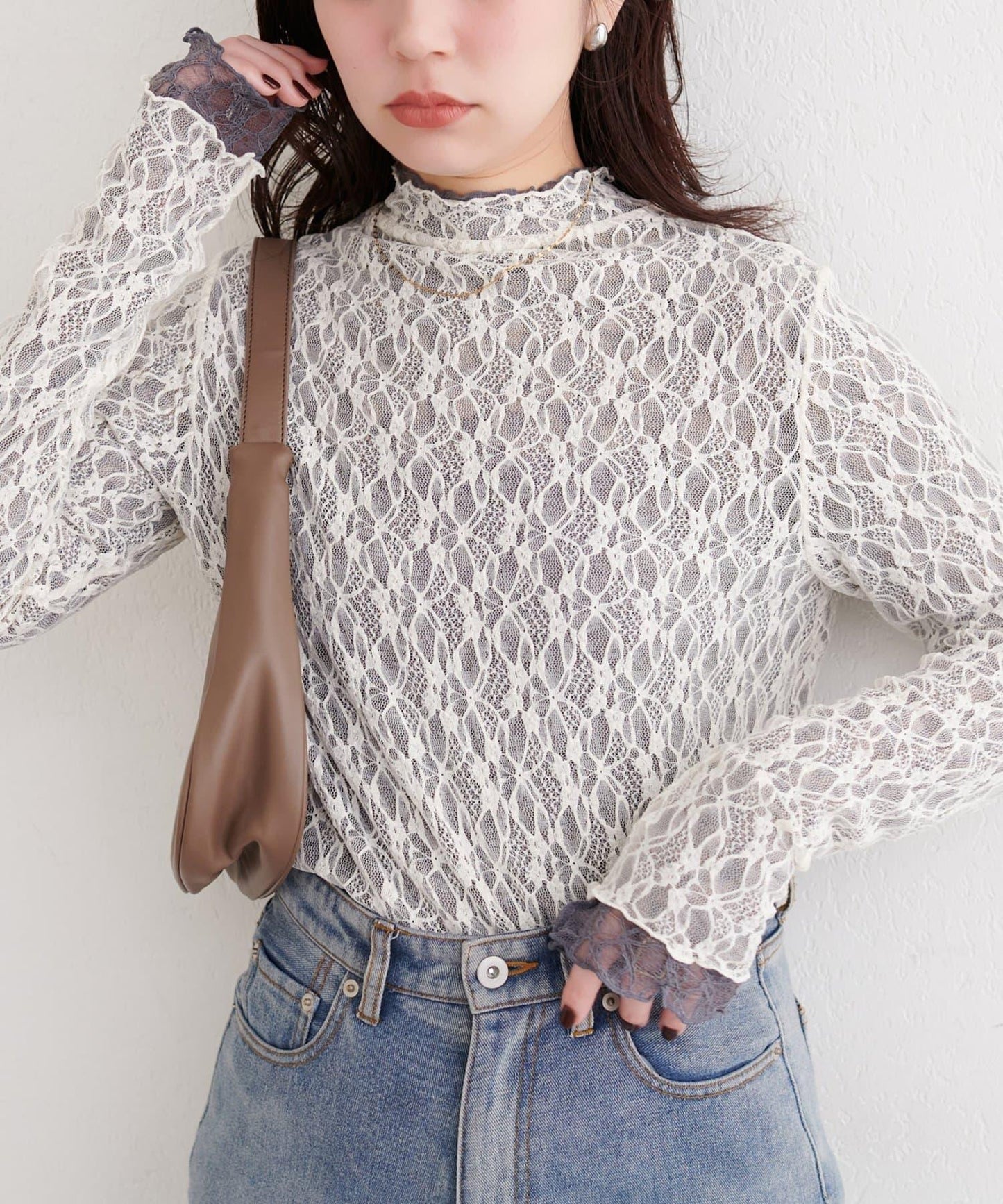 雙面可穿高領上衣