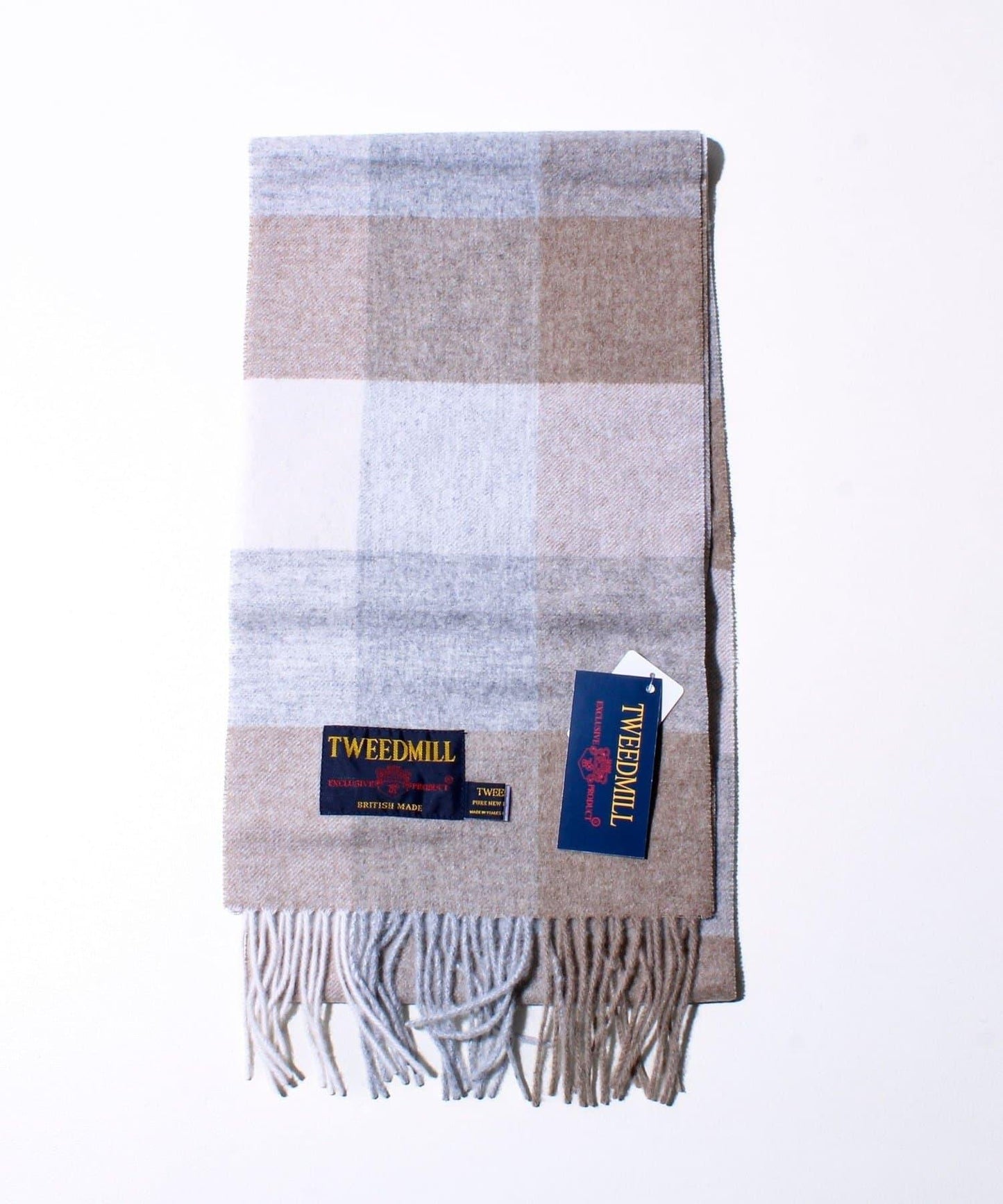 【TWEED MILL】羊毛格紋圍巾25