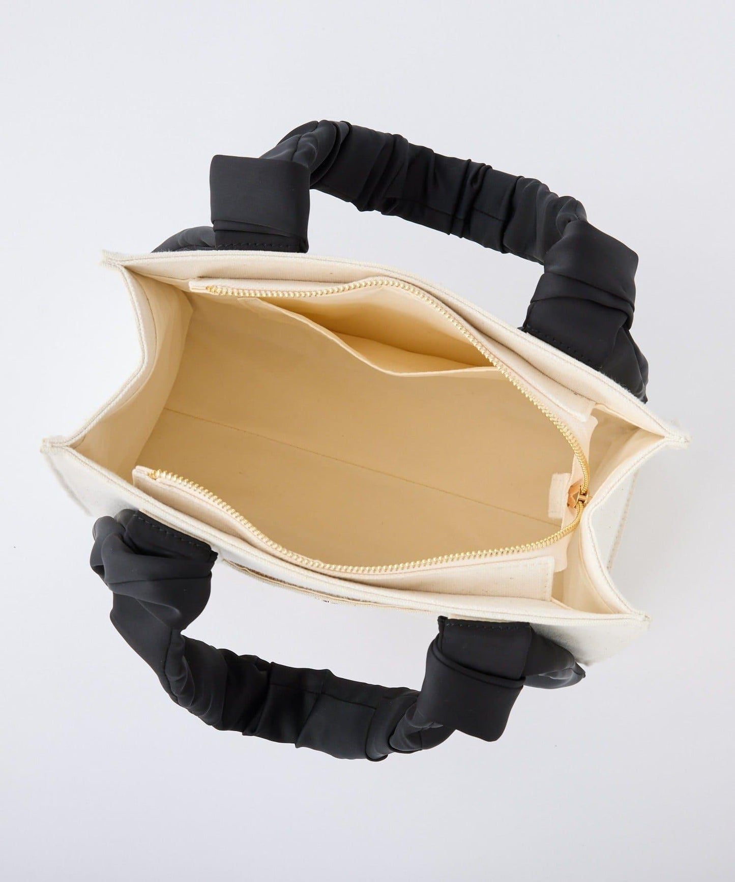 褶皺手柄迷你托特包