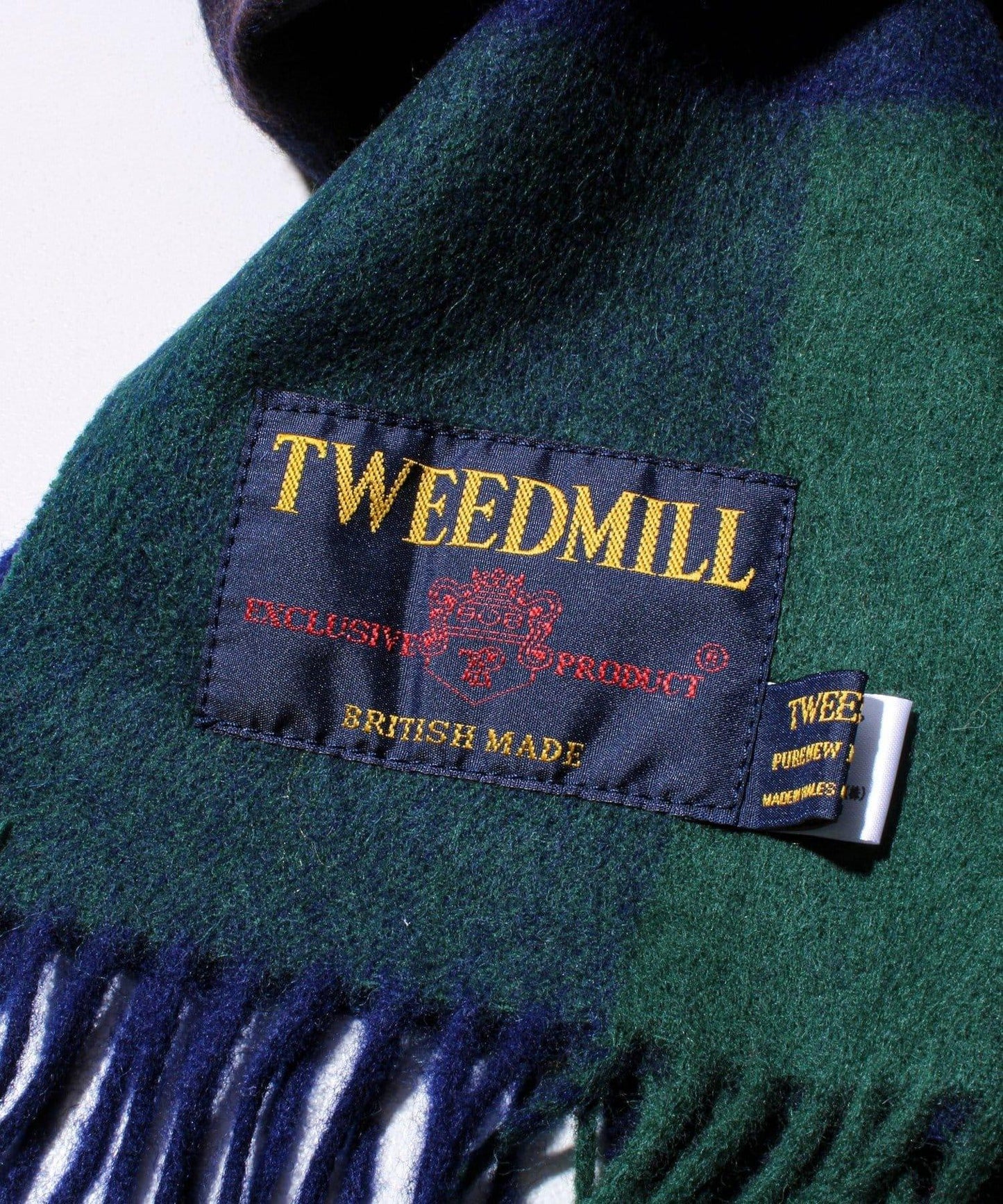 【TWEED MILL】羊毛格紋圍巾25