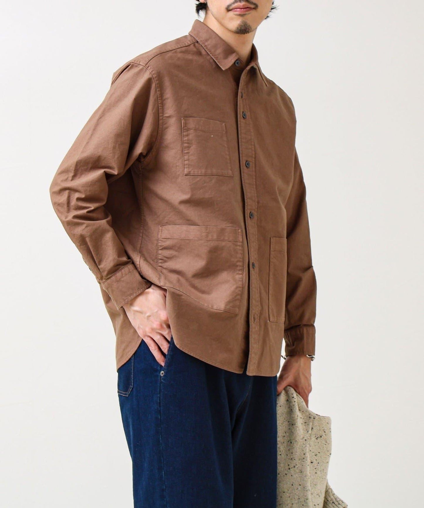 【多功能襯衫】鴨嘴口袋襯衫