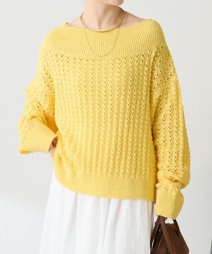 【可穿至春季】蕾絲拼接針織衫