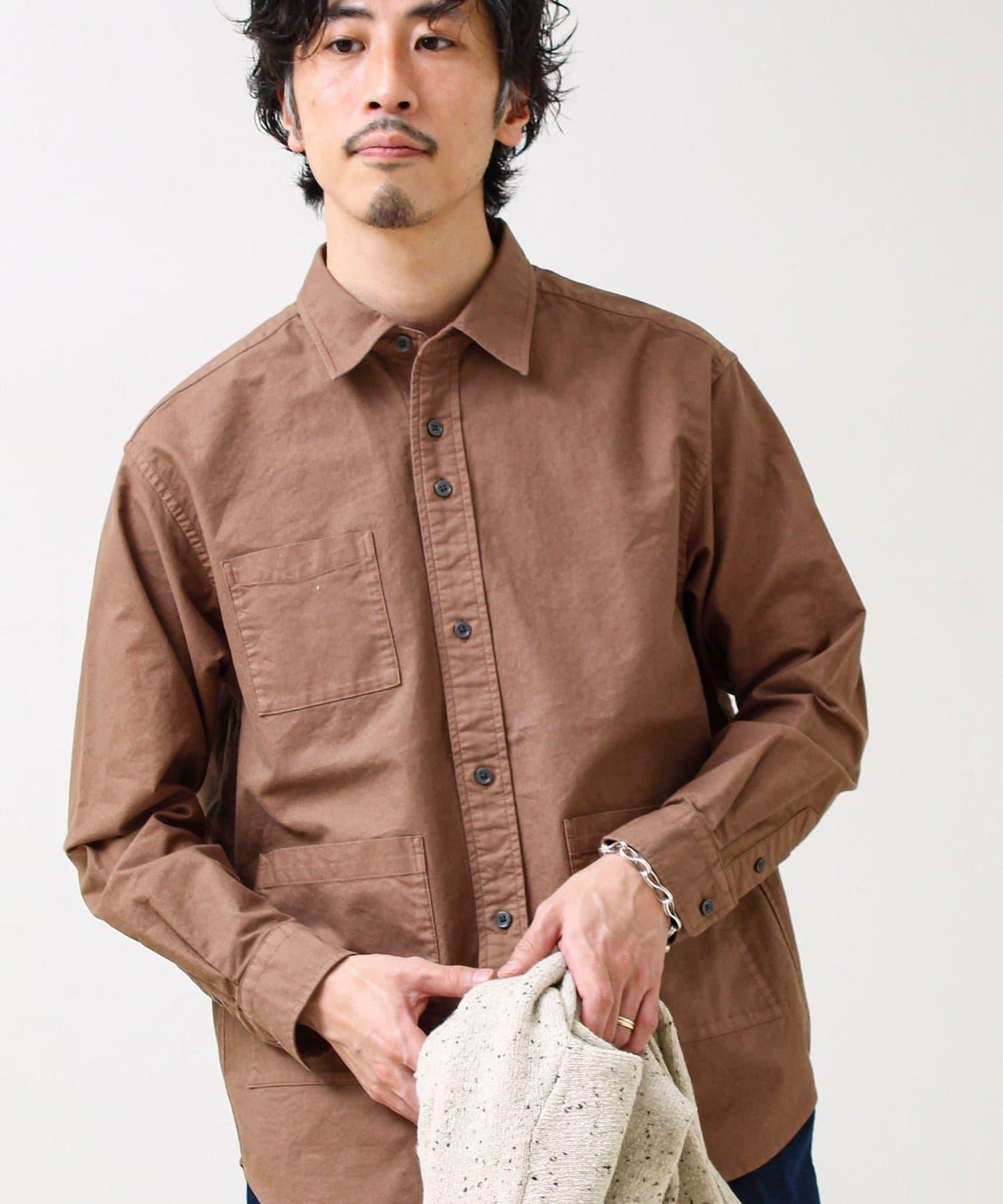 【多功能襯衫】鴨嘴口袋襯衫