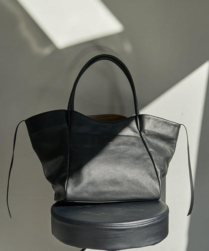 皺紋皮革托特包