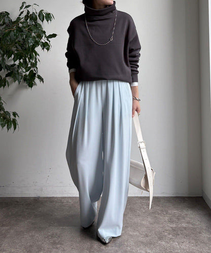 加絨高領套頭衫